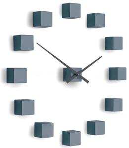 Designové nástěnné nalepovací hodiny Future Time FT3000GY Cubic light grey