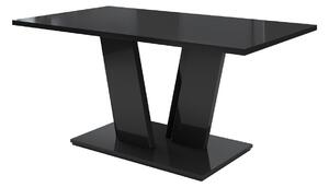 Stůl VOICE, 160x76x90, černý lesk