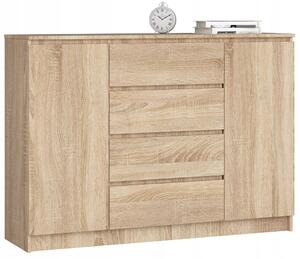 Komoda Akord 138 x 40 x 99 cm dub sonoma matný