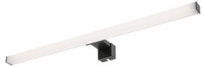 Koupelnové nástěnné LED svítidlo OLIRO černá, šířka 60 cm