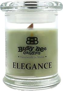 Busy Bee Candles Elegance praskající svíčka Peprmintová čokoláda