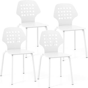 Jídelní židle - Kuchyňské židle - Sada židlí - Designové židle - Bílé židle - Ergonomické pohodlí