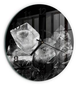 Skleněné nástěnné hodiny Kostky ledu zsoc-fi30-00184202