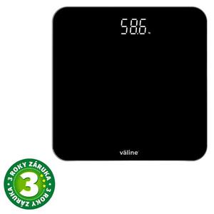 Digitální váha Väline Kocarli, max 180kg, na 3 baterie AAA, tvrzené sklo, černá