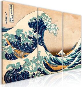 Obraz - The Great Wave off Kanagawa (3 Parts)