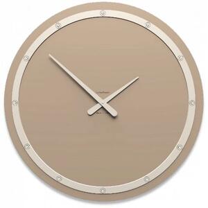 Designové hodiny 10-211 CalleaDesign Tiffany Swarovski 60cm (více barevných variant) Barva caffe latte-14 - RAL1019