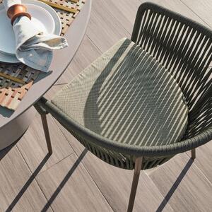 OnaDnes -20% Zelená pletená židle Kave Home Yanet