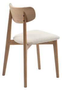 Jídelní židle v krémovo-přírodní barvě Elim – Unique Furniture 9