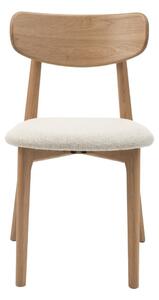 Jídelní židle v krémovo-přírodní barvě Elim – Unique Furniture 6