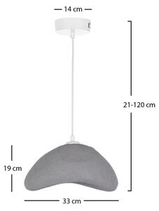 Brilagi - Lustr na lanku WABI SABI 1xE27/40W/230V pr. 33 cm šedá