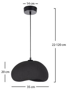 Brilagi - Lustr na lanku WABI SABI 1xE27/40W/230V pr. 35 cm černá