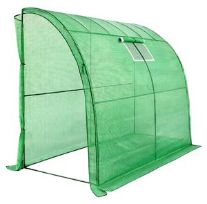 Ak furniture Nástěnný zahradní fóliovník GOOLDIE 100x200x210 cm zelený