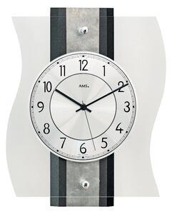 Designové nástěnné hodiny 5538 AMS řízené rádiovým signálem 36cm