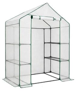 Ak furniture Zahradní fóliovník SOMA 143x73x195 cm čirý