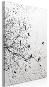 Obraz - Birds on Tree (1 Part) Vertical