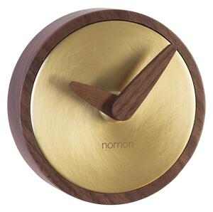Designové nástěnné hodiny Nomon Atomo Gold 10cm