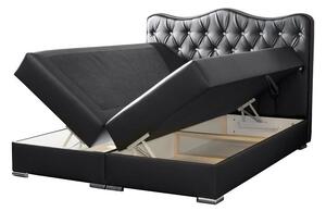 Čalouněná postel ALADIN + topper, 160x200, madryt 912