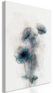 Obraz - Blue Poppies (1 Part) Vertical