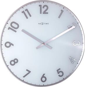 Designové nástěnné hodiny 8190wi Nextime Reflect 43cm
