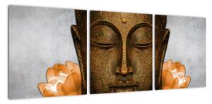 Obraz - Buddha (90x30cm)