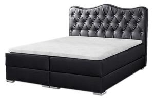Čalouněná postel ALADIN + topper, 200x200, madryt 1100
