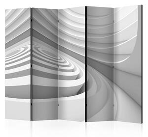 Paraván bílý s 3D efektem Velikost (šířka x výška): 225x172 cm