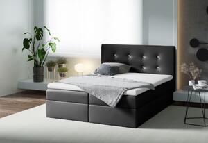 Čalouněná postel IZI + topper, 200x200, madryt 120