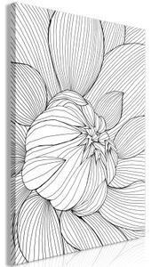 Obraz - Flower Line (1 Part) Vertical