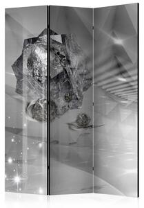 Murando DeLuxe Paraván abstraktní šedá Velikost: 135x172 cm