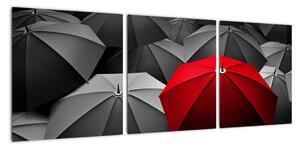 Obraz deštníků (90x30cm)