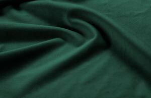 Zelená sametová lenoška MICADONI JADE 160 cm, levá