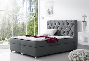 Čalouněná postel MONA + topper, 180x200, madryt 120