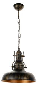 Brilagi - Lustr na řetězu PYRONIC 1xE27/40W/230V pr. 32 cm bronzová/patina