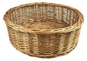 Proutěný dárkový koš kulatý 32 cm