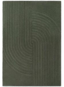 Vikosa, Kusový koberec Vikosa Arcura 106271 Dark Green, 80x150, zelená, ložnice