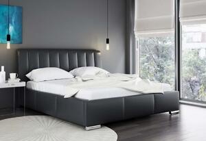 Čalouněná postel LANA + matrace DE LUX, 140x200, madryt 1100