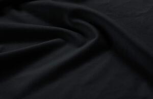 Černá sametová lenoška MICADONI JADE 160 cm, pravá