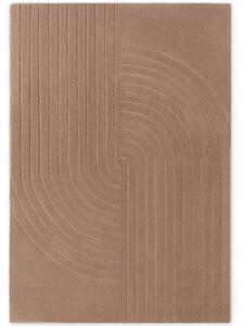 Vikosa, Kusový koberec Vikosa Arcura 106300 Brown, 120x180, hnědá, ložnice