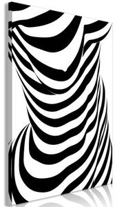 Obraz - Zebra Woman (1 Part) Vertical