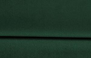 Smaragdově zelená sametová třímístná rozkládací pohovka MICADONI RUTILE 215 cm