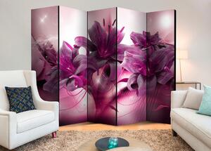 Murando DeLuxe Paraván fialová lilie Velikost: 225x172 cm
