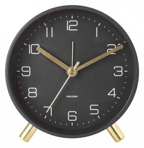 Designový budík 5752BK Karlsson 11cm