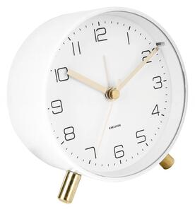 Designový budík 5752WH Karlsson 11cm