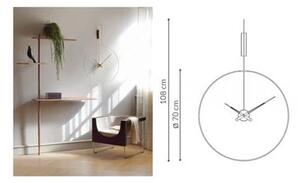 Designové nástěnné hodiny Nomon Daro Gold 108cm
