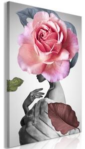Obraz - Rose and Fur (1 Part) Vertical