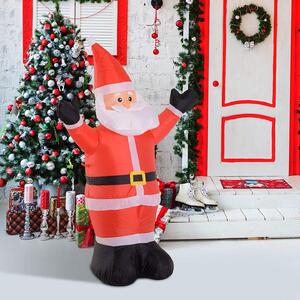 Goleto Nafukovací Santa Claus s LED osvětlením 120 cm