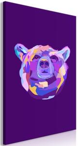 Obraz - Colourful Bear (1 Part) Vertical