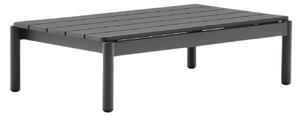 Šedý zahradní konferenční stolek Kave Home Sorells 91 x 57 cm