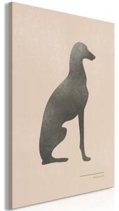 Obraz - Calm Greyhound (1 Part) Vertical