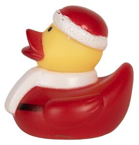 Vánoční gumová koupací kachnička Santa Claus – 6 cm